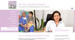 Desktop Screenshot of dr-shirazi.de