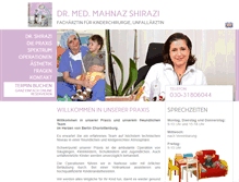 Tablet Screenshot of dr-shirazi.de